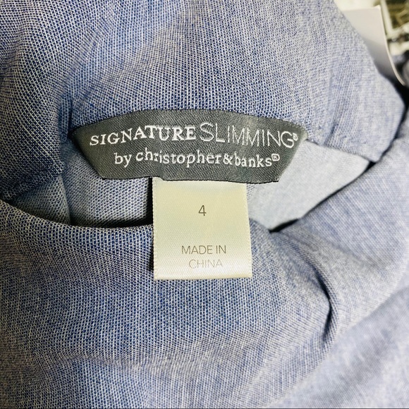 NWT Signature Slimming by Christopher&Banks size 4 - Picture 7 of 10